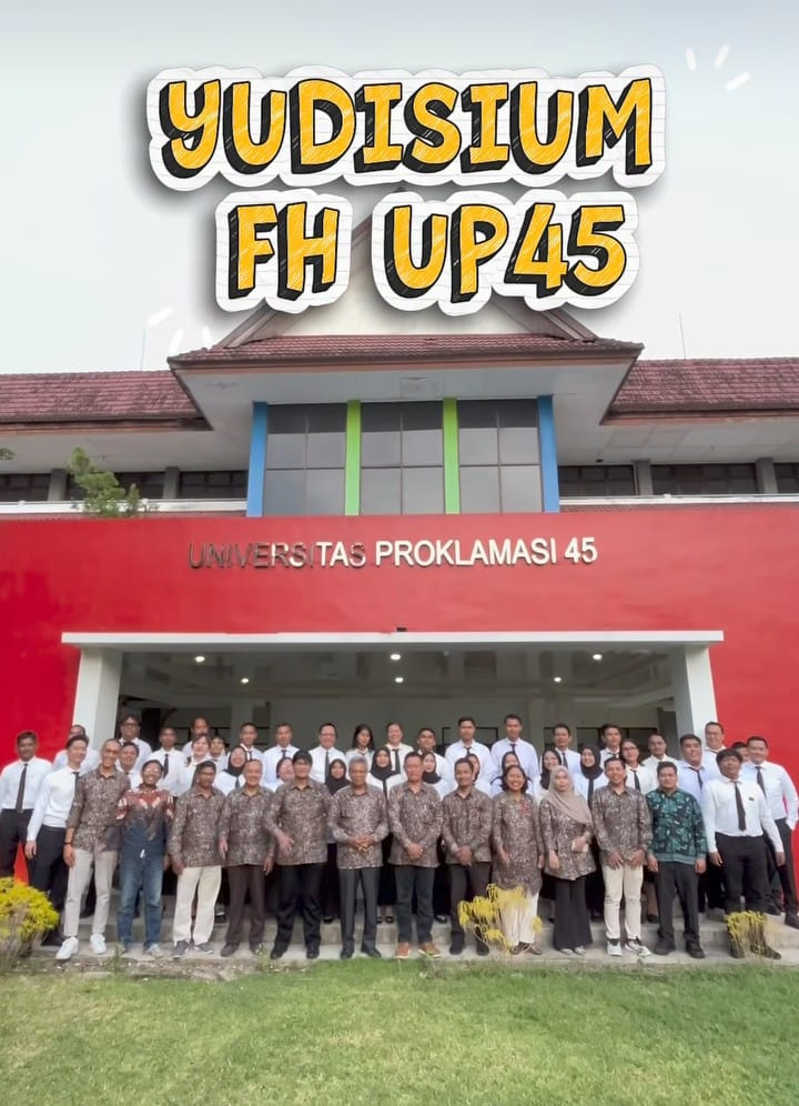 Yudisium Fak Hukum Universitas Proklamasi 45 Yogyakarta PNG